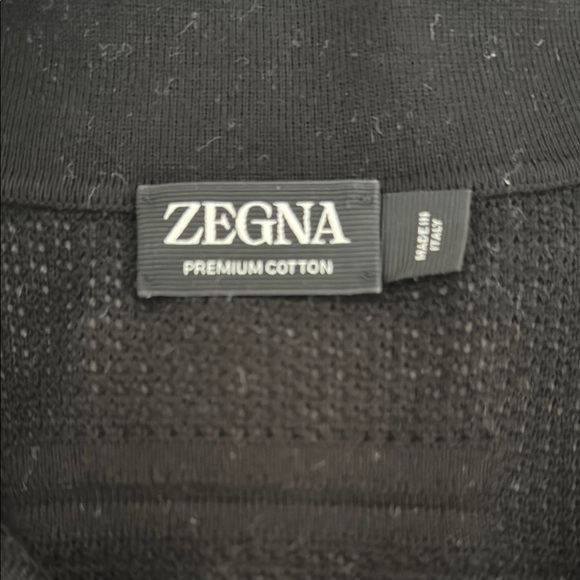 ZEGNA ✨never used✨ Black Polo Shirt for Men - size L - Picture 2 of 7